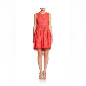 New with tags. Kate Spade open back red lace dress. Size 12. Never worn!